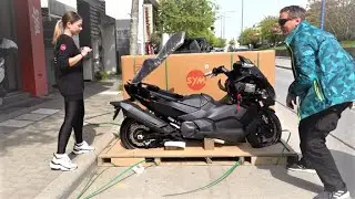 unboxing the new SYM TL 508cc Black 2022