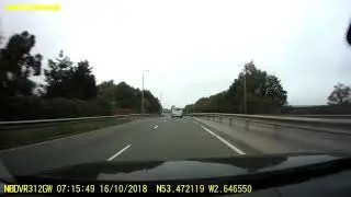 Idiot Van Driver pulling out onto 60mph road!