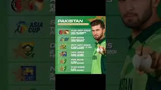 Pakistan's schedule up to March 2026, excluding PSL and World Cup, as dates are yet to be finalized