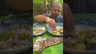 KUMBATI NASAD KINILAW AT INIHAW NA ISDA AT BALOT