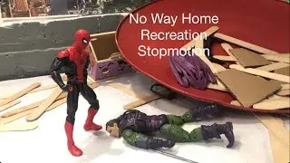 Spiderman No Way Home Spiderman vs green goblin final fight stopmotion
