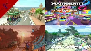 Mario Kart 8 Deluxe Music Swap Videos (Ape Escape #1)