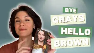 1‑Minute Hair Color Cream for Gray Hair | Natural Brown Color Cream for Men & Women