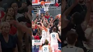 Lexie Hull Finds Aliyah Boston Over The Top For Tonight's State Farm Assist of the Game vs. Lynx 👀