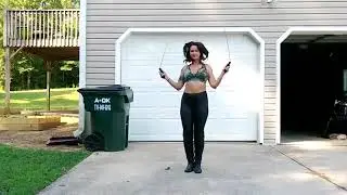 Jane Exercising in Flat Overknee Boots & Yoga Pants | Workout in Boots