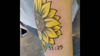 Sunflower Tattoo: Salt Lake City, Utah