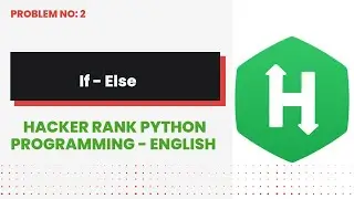 Python If-else #2 | Hackerrank | Python Programming | English