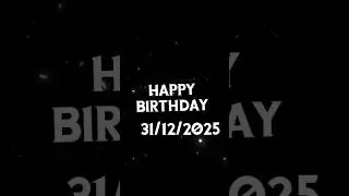31 December Happy Birthday to you |🎂 birthday song 🥳 happy birthday wishes short video #shorts