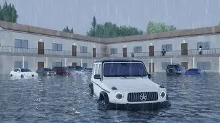 *ОГРОМНОЕ* Городское наводнение в Гринвилле, штат Висконсин, эвакуация, ролевая игра Roblox.