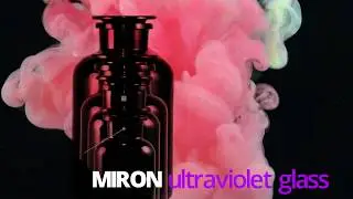MIRON ultraviolet glass jars
