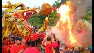2019, Proses Ritual Pembakaran 12 Replika Naga di Roban - Singkawang kalbar