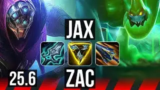 JAX vs ZAC (TOP) | EUW Master | 25.6