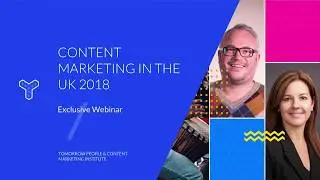Content marketing in the UK 2018 webinar