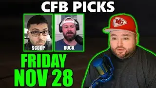 College Football Picks with Kyle Kirms | Friday November 28th