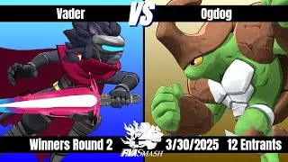 RVA Smash 170 | Vader (Clairen) vs Ogdog (Kragg) | Winners Round 2 | 12 Entrants | RoA2