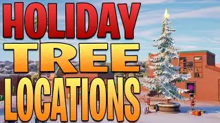 Where to search a Treasure Chest under a Holiday Tree in Fortnite Winterfest 2021