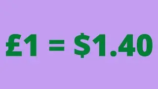 How to convert from pound sterling to dollars
