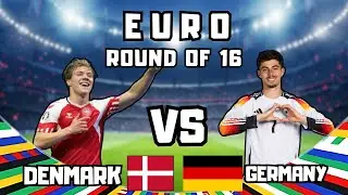 EURO Round of 16 - Germany VS Denmark - FC 24 prediction #havertz #germany #euro