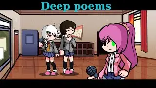 Friday Night Funkin | Deep Poems But Maeko & Yuki And Satesha Sings It [FNF Mod]