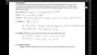STAT 2100H: Two sided tests