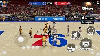 NBA INFINITE MOBILE OFICIAL (ANDROID/ iOS) GAMEPLAY NOVO GRÁFICO