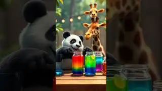 The Sparkle Color Quest with Panda Giraffe Glow