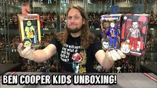 Распаковка и обзор Кожаного лица, Пеннивайза и Майкла Майерса от NECA Ben Cooper Kids!