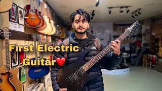 Mero first electric guitar 😍