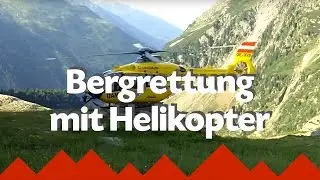 Bergrettung mit Helikopter an der Sulzenau Hütte