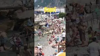 Italian beach ✨📌🇮🇹 Capri Island ✨☀️🏖 #beach #travel #shorts #short #shortvideo