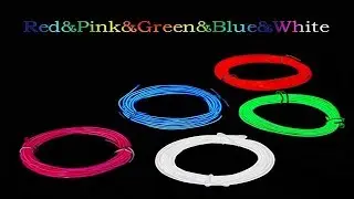 LED LUNSY EL Wire Kit Great for Halloween costumes