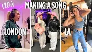 Making Music Vlog, Travel with Me London to LA! | Rosie McClelland