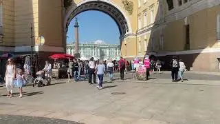 WOW!  RUSSIAN STREET TODAY 🇷🇺 Walking Tour | Saint-Petersburg  #asmr #shorts