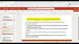 QuickBooks Online Certification Exam Section 5  2022-2023