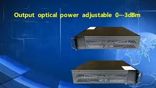 CATV Optical Amplifier 8 port 16/19/22dBm 1550nm EDFA with WDM
