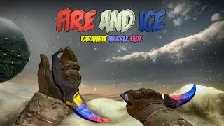 Karambit Marble Fade - Fire and Ice Pattern Showcase