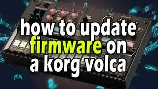 Volca firmware update procedure including fails