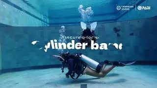 PADI Open Water Course Skills - Re Secure Loose cylinder Band