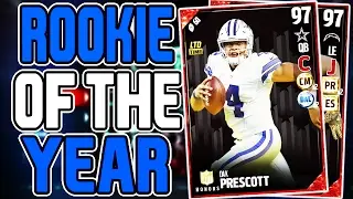 MADDEN 17 ROOKIE OF THE YEAR CARDS! MUT 17 NFL HONORS DAK PRESCOTT &  NFL HONORS JOEY BOSA!