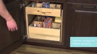 Medallion Cabinetry: Slide-out Shelves with Dividers, Kitchen Storage Part 18