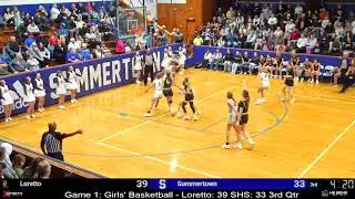 Loretto Sweeps Summertown For a Pair of District Wins