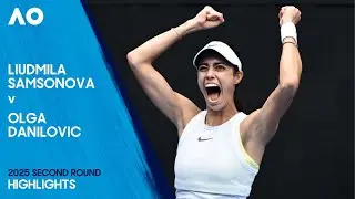 Liudmila Samsonova v Olga Danilovic Highlights | Australian Open 2025 Second Round