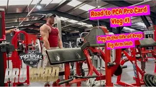 Road to PCA Pro Card Vlog #1 - Day in the life on my Bodybuilding Competition Prep