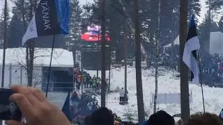 Ott T&auml;nak in 3,2,1 ...jump at Colin's Crest Wrc Sweden 2017