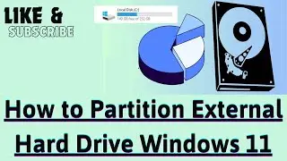 How to Partition External Hard Drive Windows 11