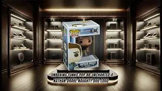Unboxing Epico Funko Pop 88 Uncharted 4 Nathan Drake Naughty Dog Logo