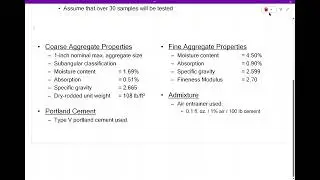CE 321 Lecture 13: Comprehensive PCC Mix Design Example (2025.09.30)