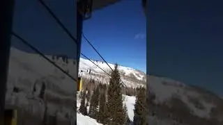 skiing jupiter bowl. park city mountain. USA