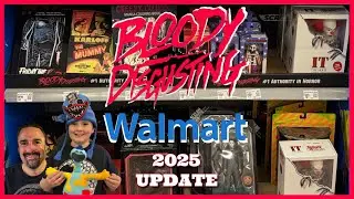New Walmart Bloody Disgusting Horror Collection! NECA Ben Cooper Pennywise TCM Leatherface 50th
