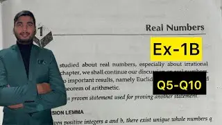 Ex 1B Q5-Q10  || Class 10 ||Real Number || RS Aggarwal || CBSE